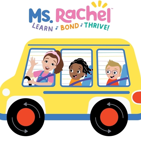 Ms.Rachel Pajama Set Miss Rachel Tv Show Toddlers. Pink, Blue And White - Picture 6 of 6